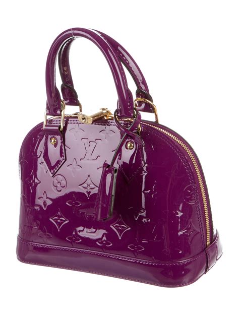 louis vuitton alma bag vernis|Louis Vuitton Alma mm size.